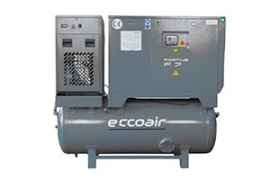 Гвинтові компресори Eccoair Compact із вбудованим осушувачем